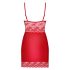 Obsessive Lovica - kanten nachtkleding met string (rood)