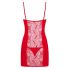 Obsessive Heartina - nachtjapon met string (rood)