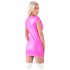 Cottelli Party - Shiny Short Sleeve Mini Dress (Pink)  - XL