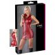 Cottelli Party - Zippered, Sleeveless Shiny Mini Dress (Burgundy)  - XL