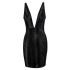 Rochie cu imprimeu de piele de șarpe Cottelli Party (negru)  - M