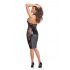 Noir - Glossy Translucent Halter Dress (Black)  - M