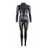 Cottelli - Glossy Long Sleeve Party Jumpsuit (Black)