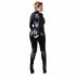 Cottelli Plus Size - Shiny Long Sleeve Party Jumpsuit (Black)  - 2XL