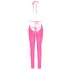 Cottelli Party - jumpsuit met diep uitgesneden rug (roze)