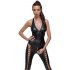 Cottelli Party - Halterneck Corset Jumpsuit (Black)