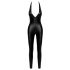 Noir - Diepe halsuitsnijding, halter jumpsuit (zwart) - M