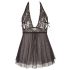 Cottelli Plus Size - Lace Sheer Babydoll (Black)  - 2XL