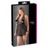 Cottelli Plus Size - babydoll din dantelă (negru)  - 3XL