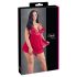 Cottelli Plus Size - Lace, Sheer Babydoll (Red)  - XL