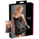 Cottelli - Satin Negligee (Black)