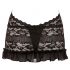 Cottelli - Mini robe en dentelle à col (noire) - M