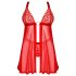 Obsessive Elianes - Lace Babydoll Set (Red)