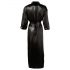 Cottelli - Satin Robe (Black)  - L/XL