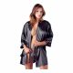 Cottelli - Satin Lace Short Kimono (Black)  - L/XL