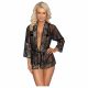 Kissable - Short Robe (Black)