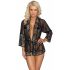 Kissable - Short Robe (Black)  - L/XL