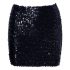 Cottelli Party - Shiny Sequin Skirt (Black)