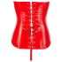 Black Level - Vinyl Corset (Red) - M