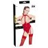 Black Level - Offenes Halsband-Body (Rot)