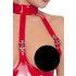 Black Level - Offenes Halsband-Body (Rot)