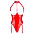 Open, Halter Neck Bodysuit (Red)