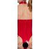 Black Level - open halter body (rood) - XXL