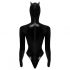 Black Velvet - Long Sleeve Batwoman Bodysuit (Black)