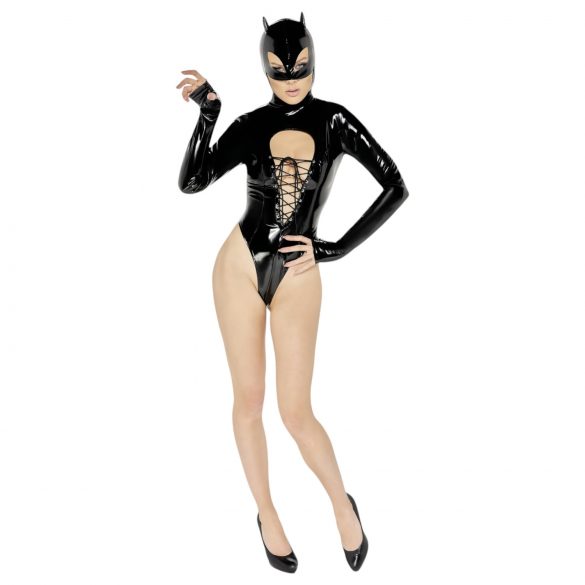 Black Velvet - Long-Sleeve Batwoman Body (Black) - M