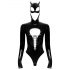 Black Velvet - Long-Sleeve Batwoman Body (Black) - M