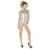 Black Level - Silver Halterneck Bodysuit  - M