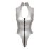 Black Level - Silver Halterneck Bodysuit  - M