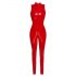 Black Level - Sleeveless Zip Jumpsuit (Red) - L