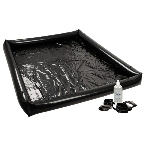 Fetish Glossy Games - Orgy Pool with Handcuffs (140x185cm)