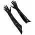 Black Level - extra long lacquer gloves (black) - M