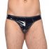 Black Level - Classic, Lacquer Men's Thong (Black)