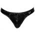 Black Level - Classic, Lacquer Men's Thong (Black) - M