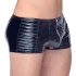 Black Level - Ribbed Zip Men's Shorts (Black)