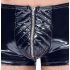 Black Level - Ribbed Zip Men's Shorts (Black)