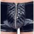 Black Level - Ribbed Zip Men's Shorts (Black)  - M