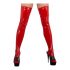 LATEX - dameskousen (rood) - S/M