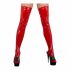 Women's Tights (Red) - LATEX  - L/XL