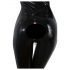 Latex long-sleeve women's jumpsuit (black)  - M