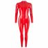 LATEX - Long-Sleeve Women's Catsuit (Red)