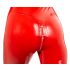 LATEX - vrouwelijk overall met lange mouwen (rood) - M