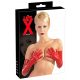 Long Unisex Latex Gloves (Red)  - M