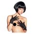 Latex Short Unisex Gloves (Black)