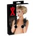 Latex Short Unisex Gloves (Black)  - L