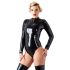 LATEX - pikavarrukesega naiste body (must)