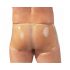 LATEX - boxerky s návlekom na penis (prírodné) - L/XL
